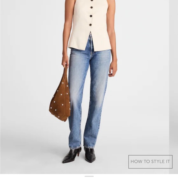 Madewell Denim - Madewell Tall Longline Straight Jean